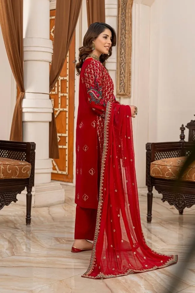 Premium EMB 3PC Zarmeen & Emaan Z.E-712 - Image 2