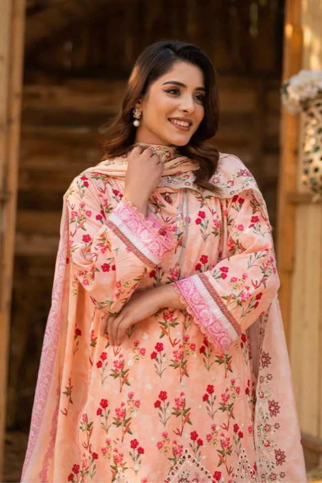 EMB Lawn 3PC Taana Baana D#5025 - Image 5